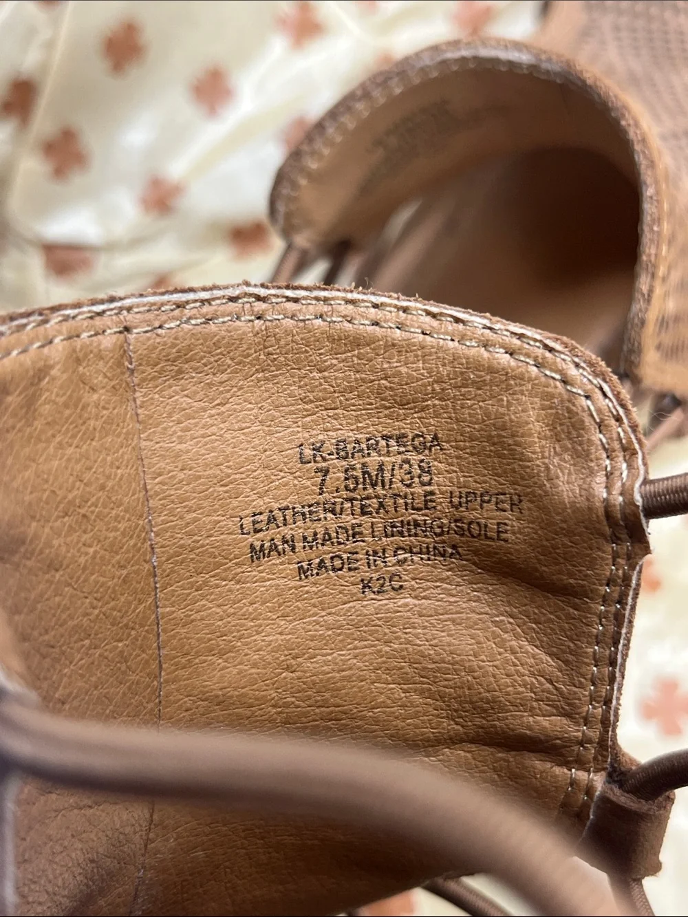 Lucky Brand Brown Perforated Gladiator Sandals LK – BARTEGA pinto gladiator